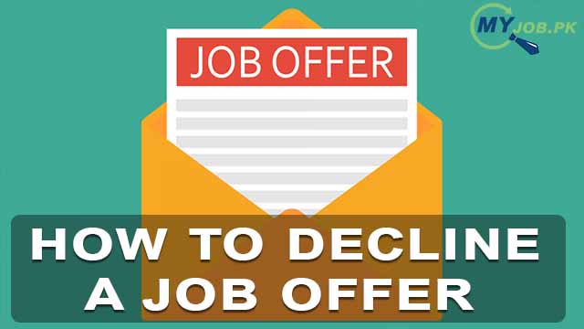 how to decline a job offer