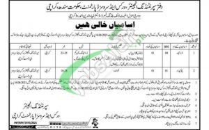 New job 2021 Work and services department Sindh
