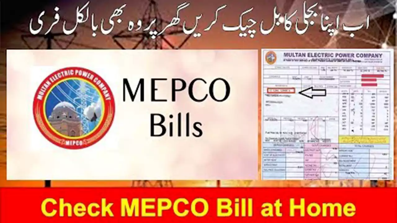How To MEPCO Bill Check Online